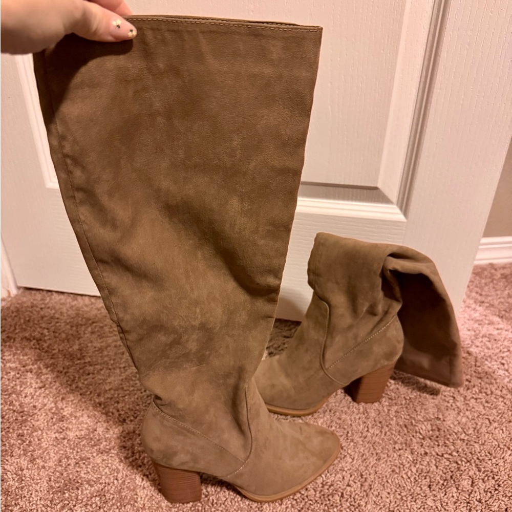 Dolce Vita Tan Knee-High Boots